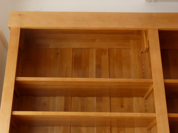 Massivholz Bücherregale nach Maß, Erle Natur, WAND14 Massivholz Bücherregale nach Maß, Erle Natur, WAND14