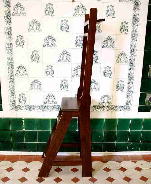 Seitenansicht der Trittleiter zum Modell WAND5 - Bild 13 Seitenansicht der Trittleiter zum Modell WAND5 - Bild 13