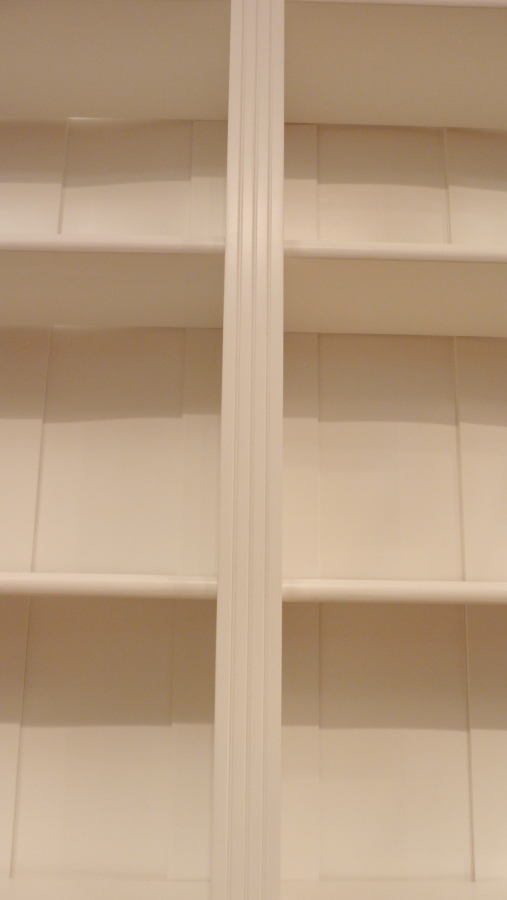 Massivholz Bücherregal mit Leiter Massivholz Bücherregal mit Leiter