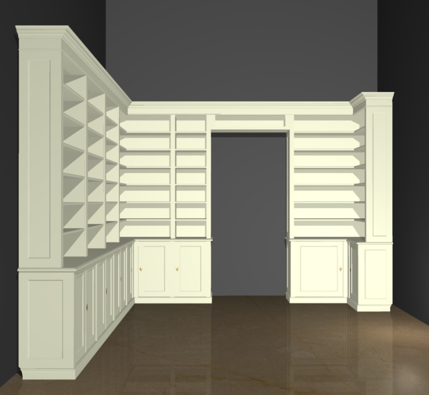 Türüberbau aus Massivholz in Erle, Türüberbau 05 Türüberbau aus Massivholz in Erle, Türüberbau 05