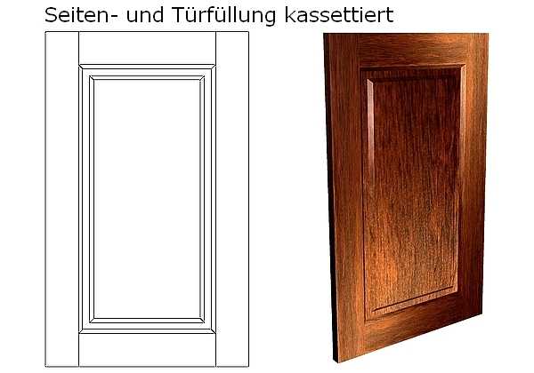 kassettierte Füllung