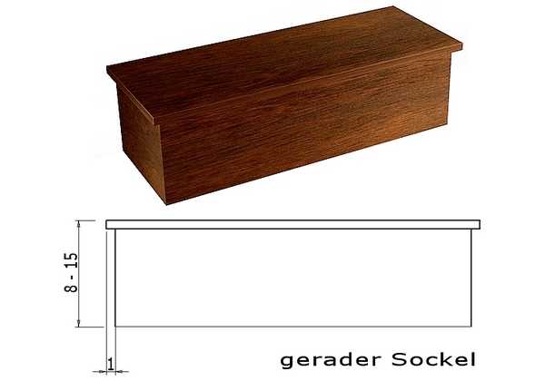 gerader Sockel