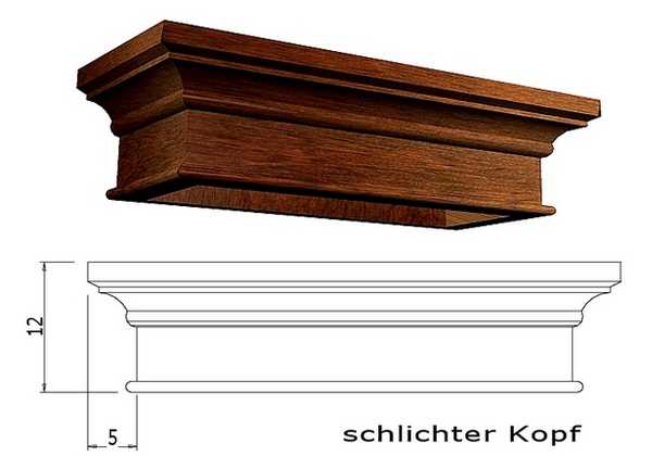 Schlichter Kopf