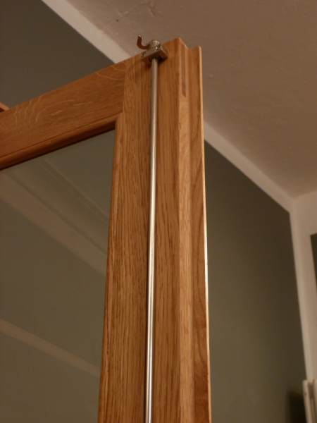 Massivholz Bücherschrank, komplett zerlegbar, massiv Eiche