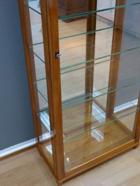 Bücherschrank Massivholz 2 Glastüren, kirscholzschrank, kirsche schrank