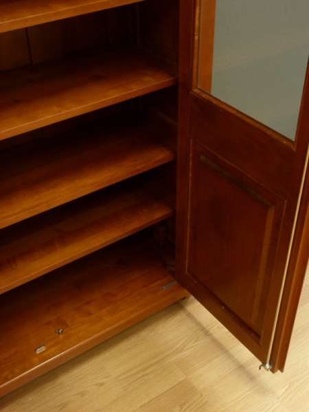 Bücherschränke nach Maß, Massivholz Bücherschrank mit zwei Türen