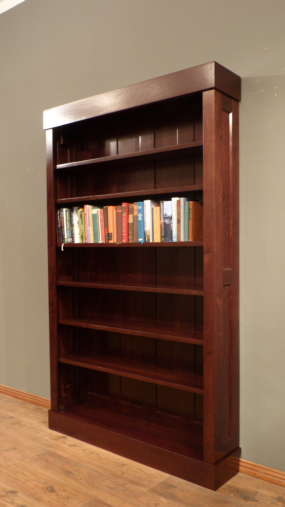 Massivholz Bücherregal im Bauhausstil, massiv Erle, zerlegbar