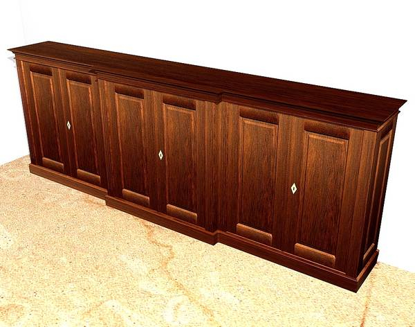 6-türige Kommode aus Massivholz KOMM5 - Bild 5