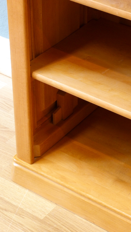 Massivholz Bücherregale nach Maß, gebrauchtes Bücherregal in schlichter Gestaltung