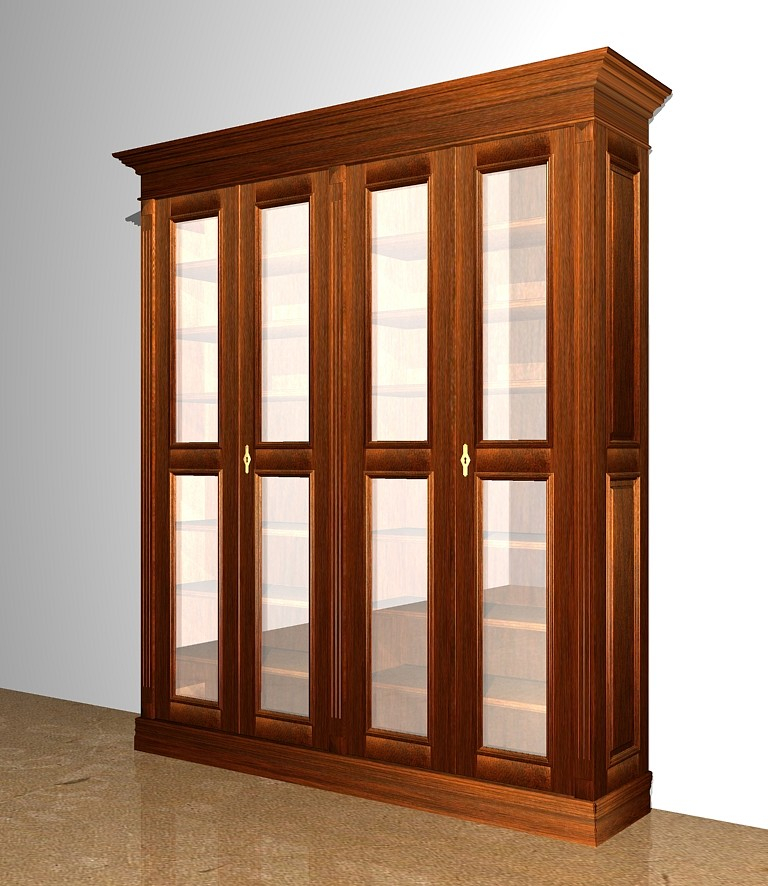 Bücherschrank aus Massivholz DOPPLER33