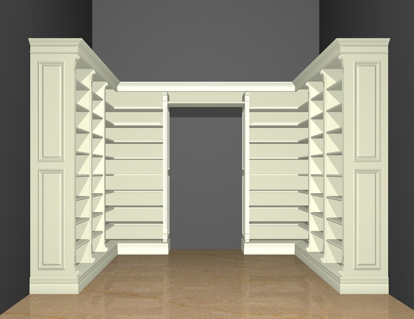 Türüberbau aus Massivholz in Erle, Türüberbau 03