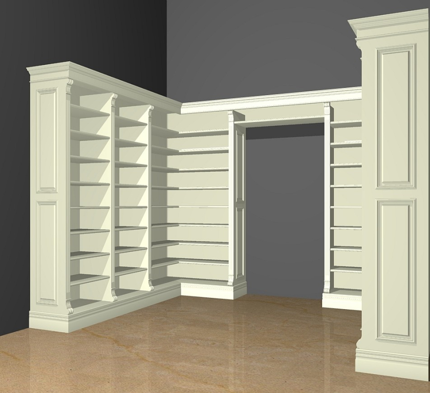 Türüberbau aus Massivholz in Erle, Türüberbau 03