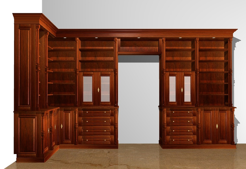 Türüberbau aus Massivholz in Erle, Türüberbau 04