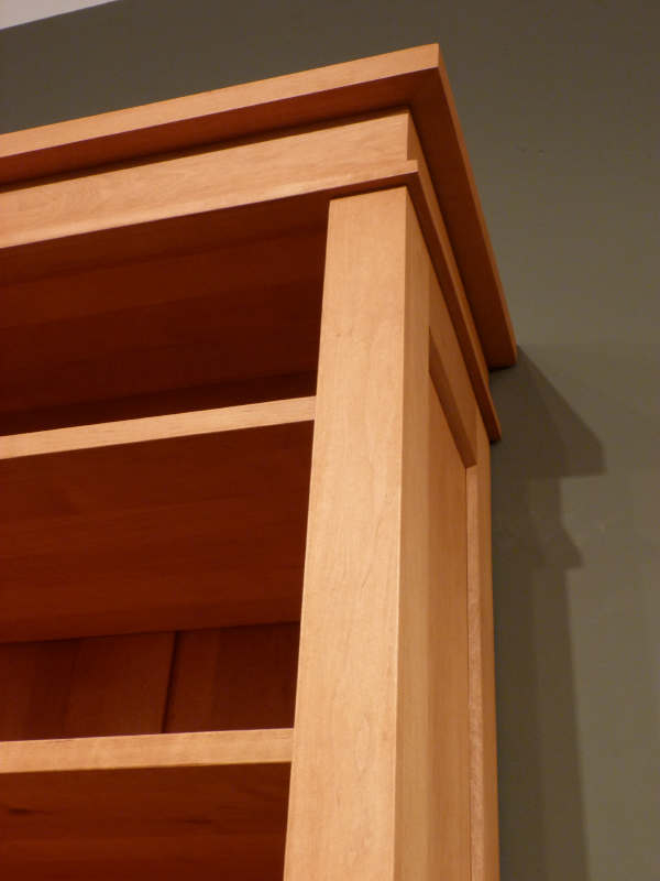 Massivholz Bücherregale nach Maß, Ausstellungsstück im Bauhausstil