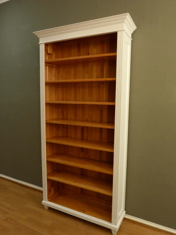 Bücherregale nach Maß, klassisches Regal mit verstellbaren Einlegeböden