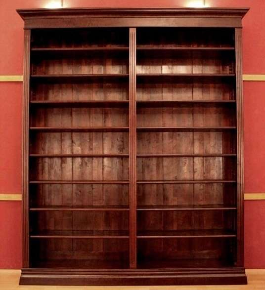 Bücherregal massiv Holz Erle Mahagoniton DOPPLER15 - Bild 1