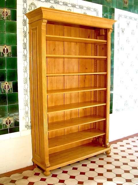 Bücherregal Massivholz Erle Naturton Bücherregal natur Gründerzeitstil