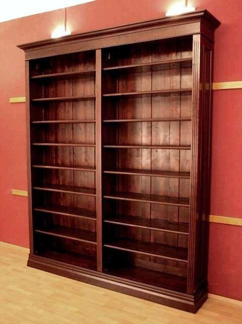 Bücherregal massiv Erle im Mahagoniton - Bild 2