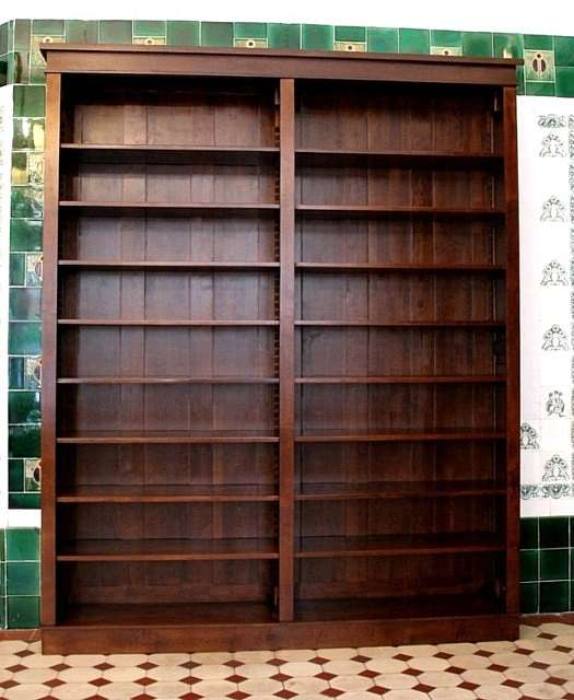 Bücherregal Massivholz im Nussbaumton DOPPLER24 - Bild 2