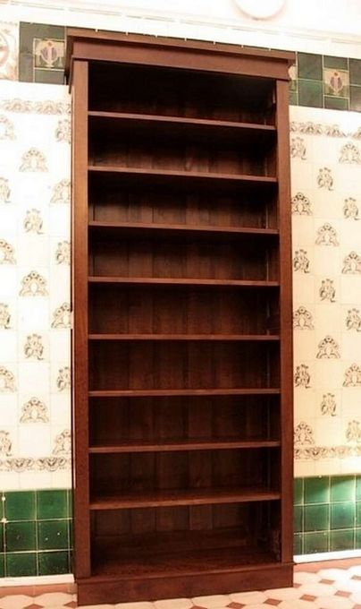 Bücherregal modernes Design Nussbaumton EINER25 - Bild 2