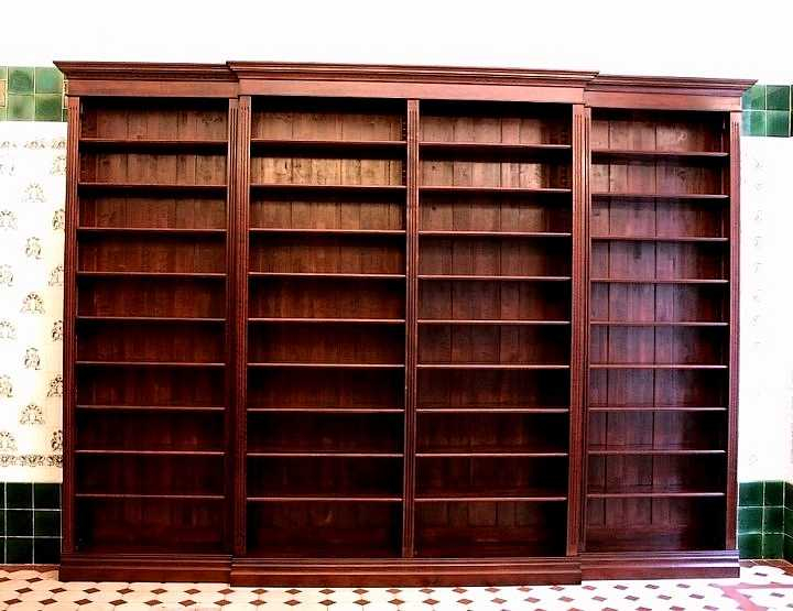 Bücherwand aus Massivholz mit Vorbau WAND2 - Bild 3