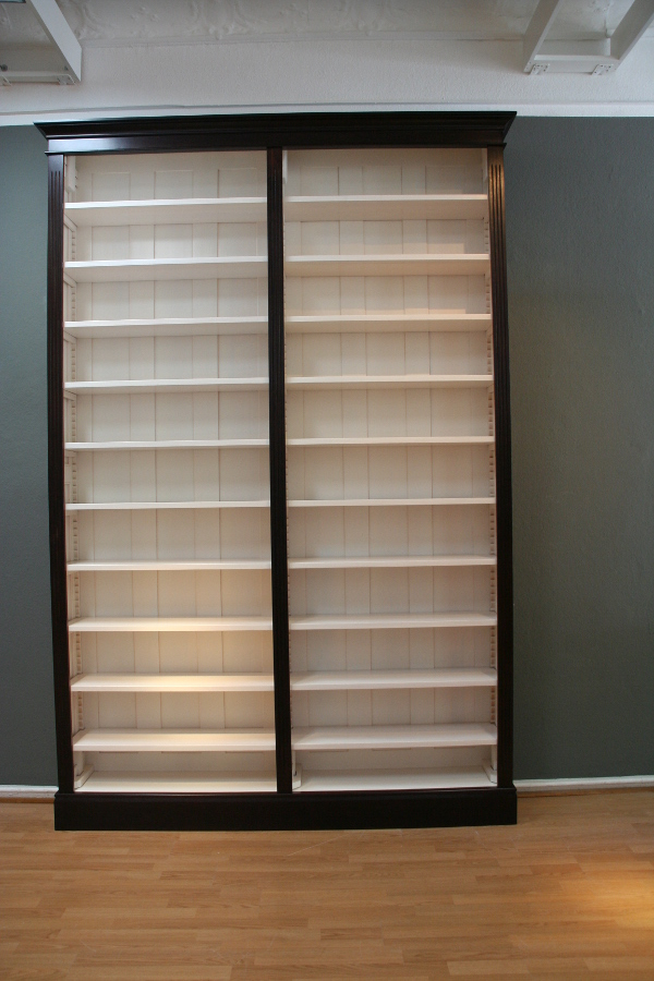 Massivholz Bücherregale nach Maß, zweifarbiges DOPPLER11