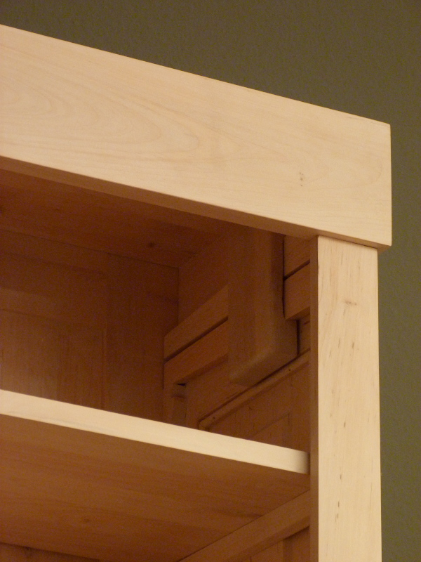 Ein schlichtes Regal im modernen Design massiv Holz DOPPLER25