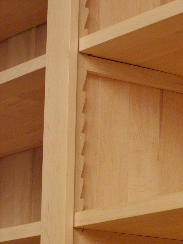 Ein schlichtes Regal im modernen Design massiv Holz DOPPLER25