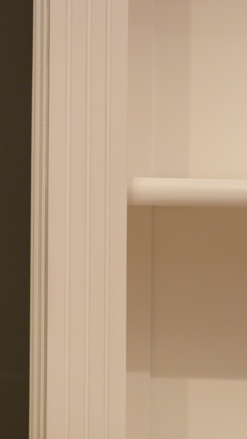 Massivholz Bücherregal mit Leiter