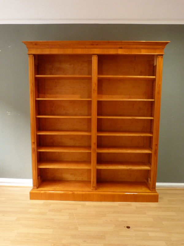 Kirscholz Bücherregal, komplett zerlegbar mit verstellbaren Einlegeböden