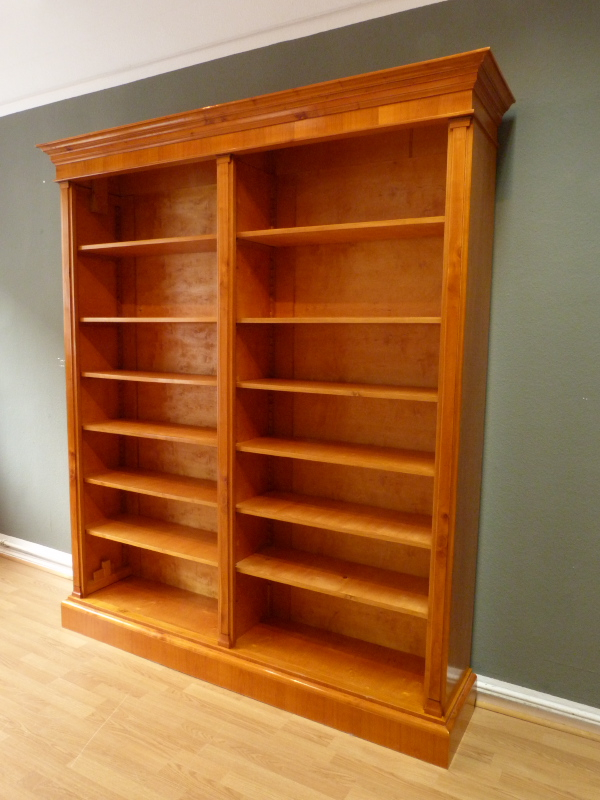 Kirscholz Bücherregal, komplett zerlegbar mit verstellbaren Einlegeböden