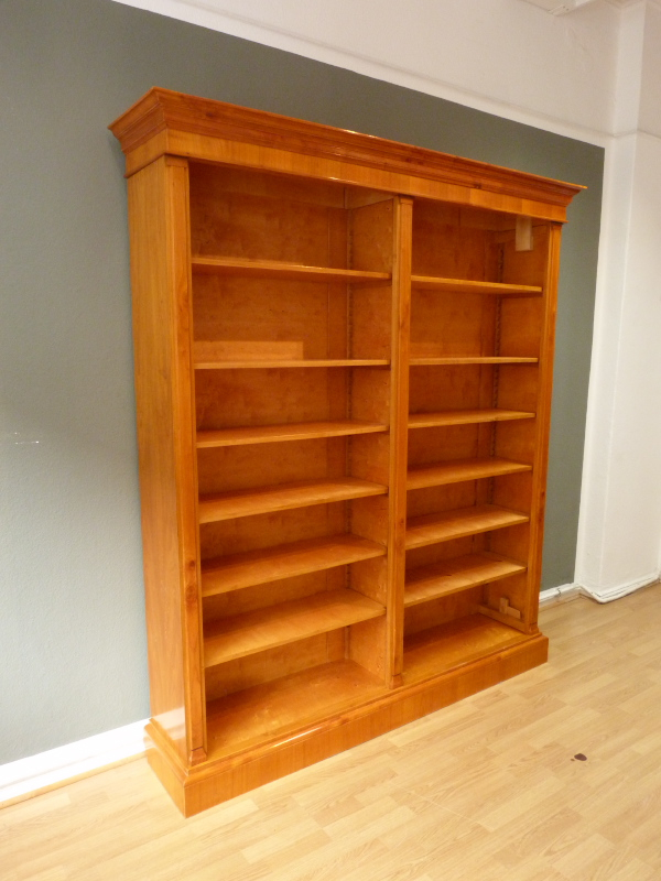 Bücherregal Kirschholz Biedermeier Gebrauchtes Kirschholz Bücherregal