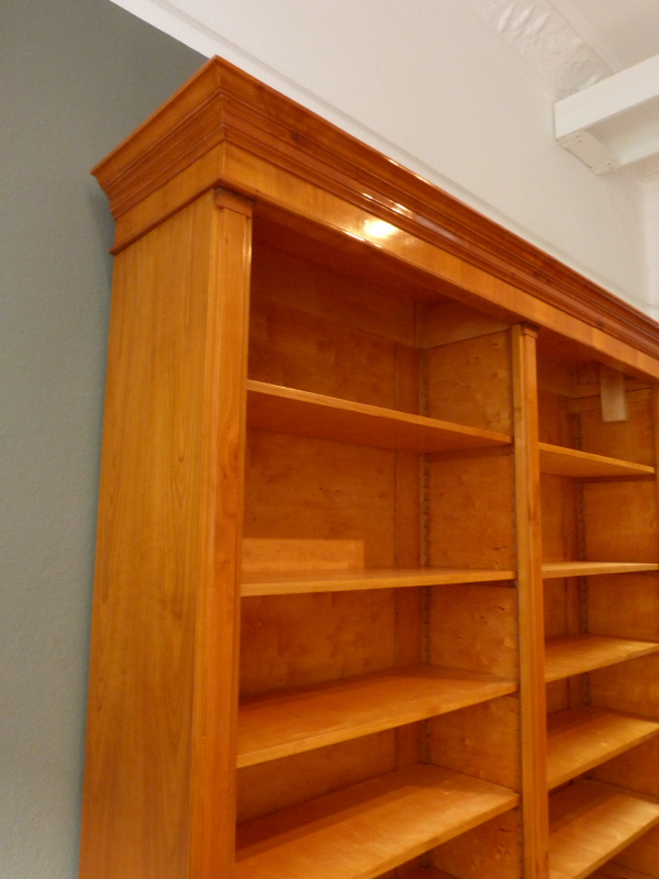 Bücherregal Kirschholz Biedermeier Gebrauchtes Kirschholz Bücherregal
