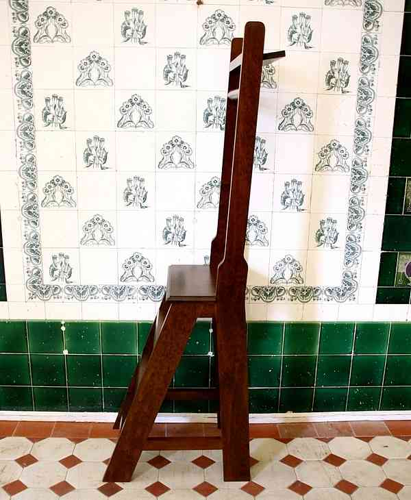 Seitenansicht Trittleiter zum Modell WAND19 - Bild 12