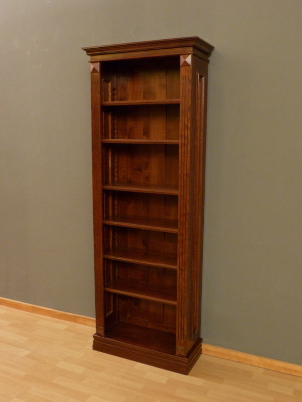 Bücherregal Massivholz Erle Naturton, Bücherschrank Bücherregal