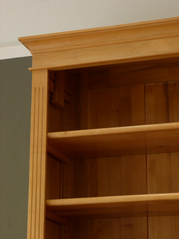 Massivholz Bücherregale nach Maß, Erle Natur