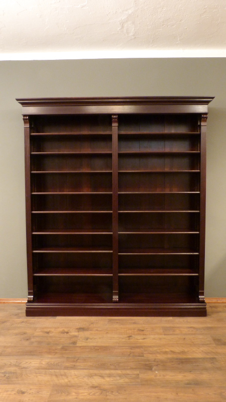 Massivholz Bücherregal im Gründerzeitstil, auch nach Maß