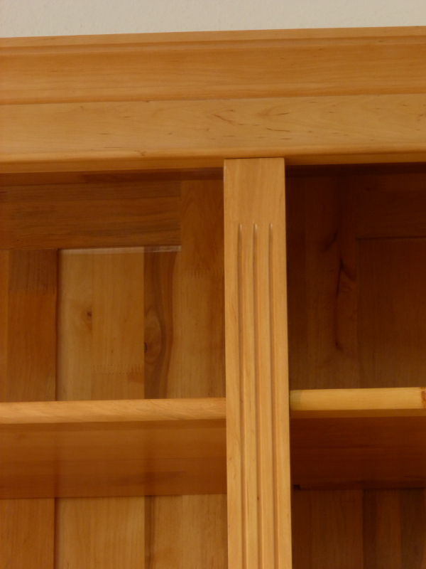 Massivholz Bücherregale nach Maß, Erle Natur