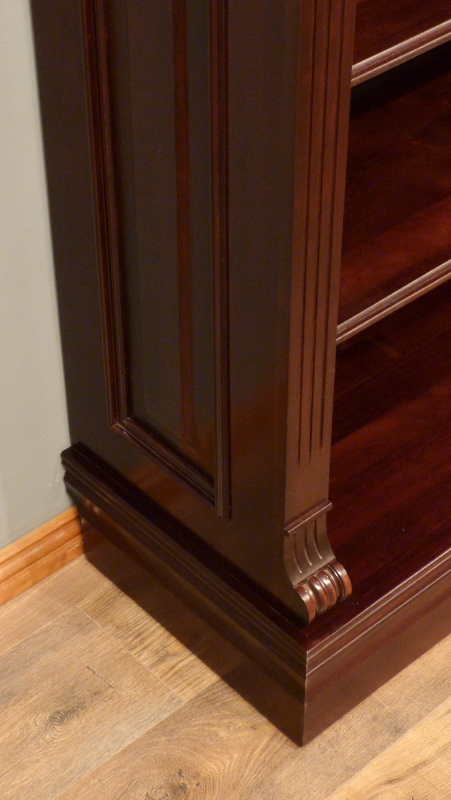 Massivholz Bücherregal im Gründerzeitstil, auch nach Maß