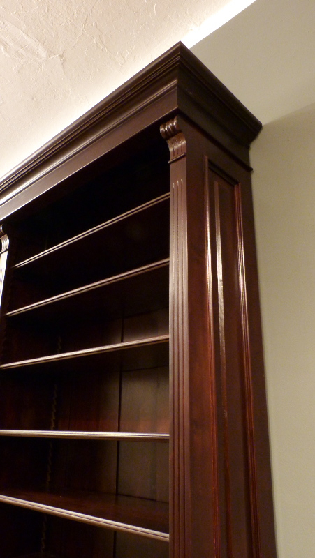 Massivholz Bücherregal im Gründerzeitstil, auch nach Maß