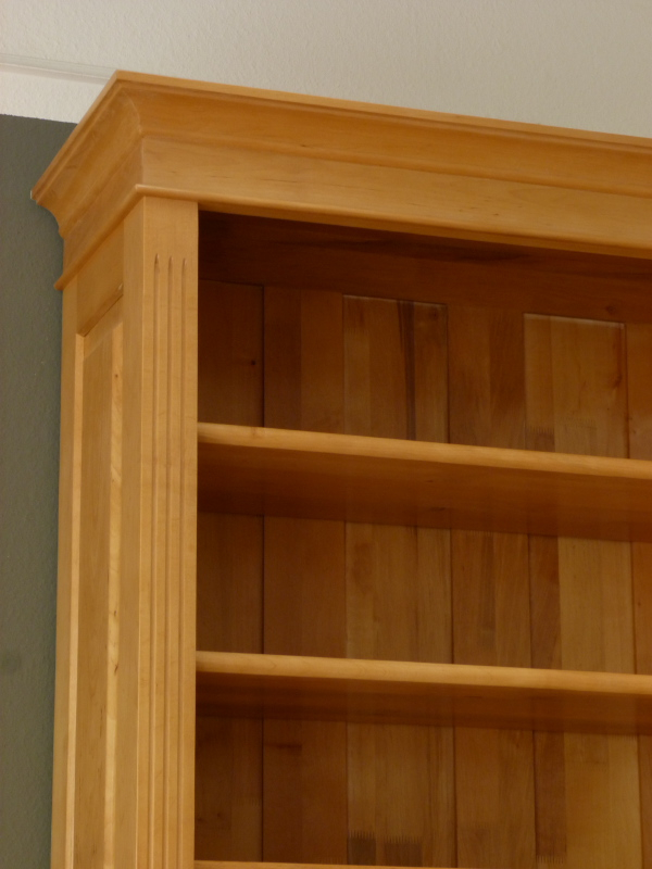 Massivholz Bücherregale nach Maß, Erle Natur