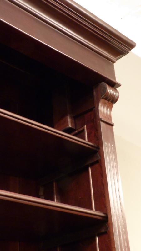 Massivholz Bücherregal im Gründerzeitstil, auch nach Maß