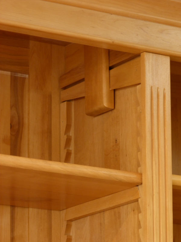 Massivholz Bücherregale nach Maß, Erle Natur