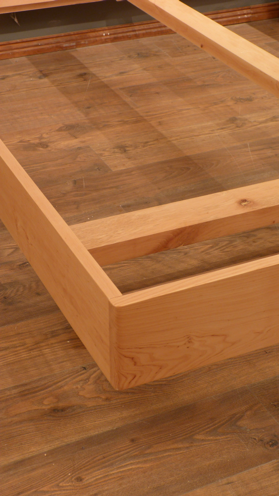 Massivholzbett 200x180cm, Erle geölt