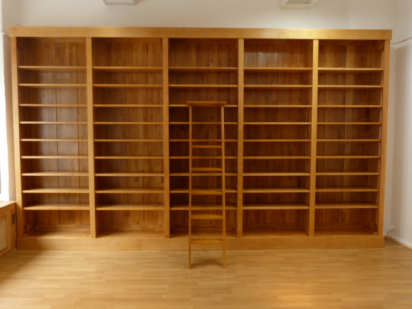 Massivholz Bücherregale nach Maß, Erle Natur, WAND14