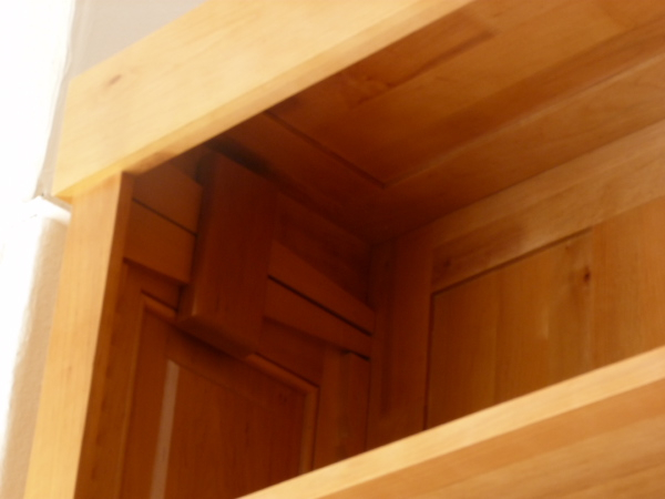 Massivholz Bücherregale nach Maß, Erle Natur, WAND14