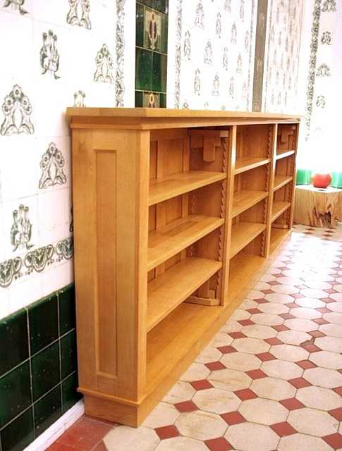 niedriges Regal massiv aus Erle DREIER23 - Bild 5