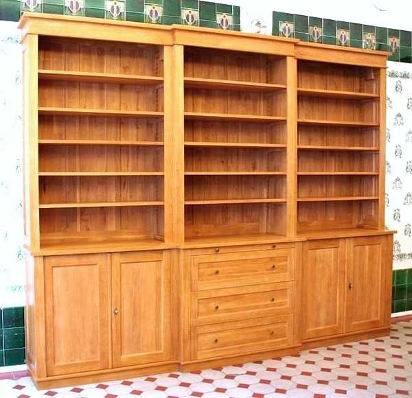 Regal aus Eiche mit Schrankelement und Schubladen DREIER2 - Bild 3