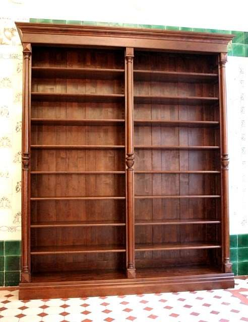 Regal massiv Holz Erle im Gründerzeitstil DOPPLER2 - Bild 1