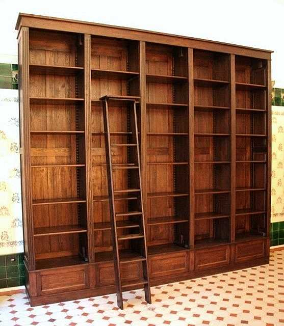 Regalwand aus Eiche Massivholz WAND19 - Bild 1